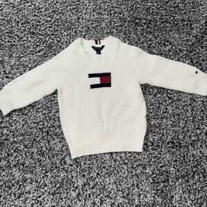 Tommy Hilfiger infant/toddler sweater White 2-3 Years Xxs